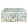Boîte nacre turquoise