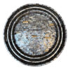 Plateau rond nacre