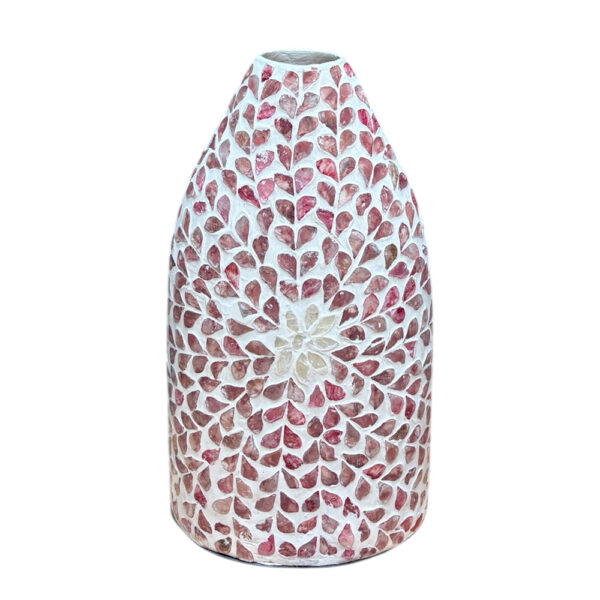 Vase en nacre prune