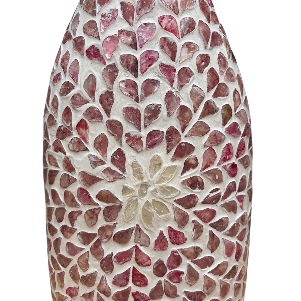 Vase en nacre prune