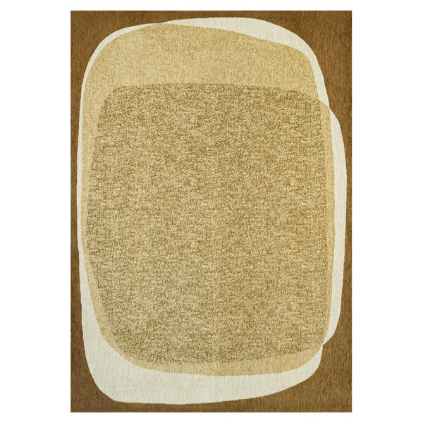 Tapis collage marron