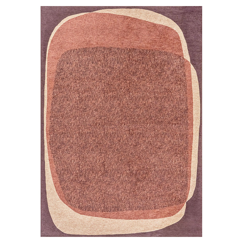 Tapis collage rose