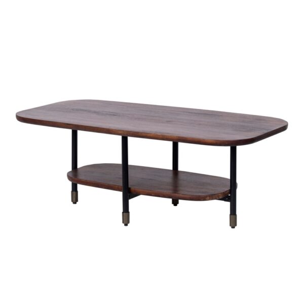 Table basse double plateau