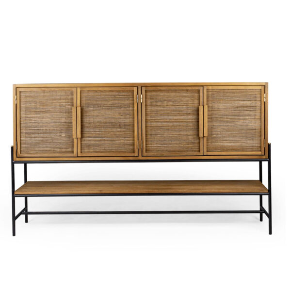 Buffet 4 portes haut teck coco